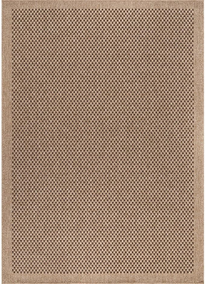 CAMILSON Easy Jute Rug 10x14, Indoor Outdoor Natural Color Fiber Area Rugs - Image 2