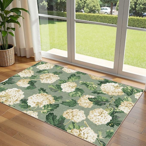 3x5 Floral Entry Rug by Othilic