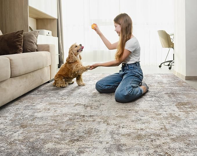 UERMEI 5x8 Area Rug Living Room Rugs - Image 9