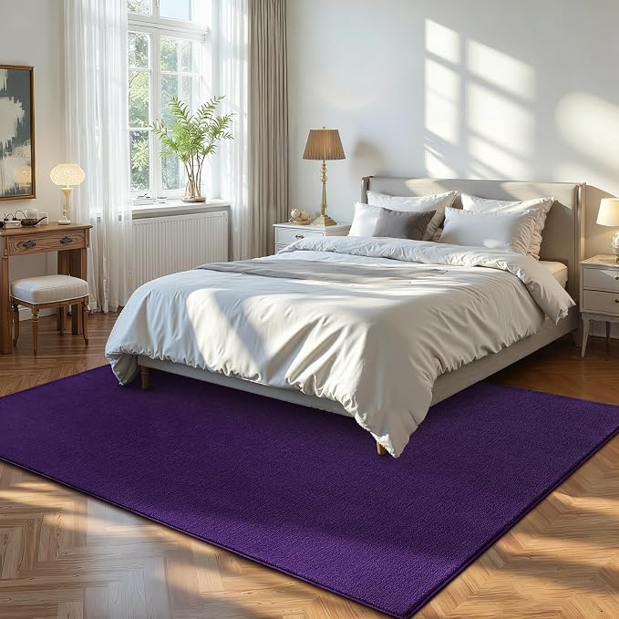 ISEAU 8x10 Rug for Living Room, Soft Memory Foam Carpet - Image 5