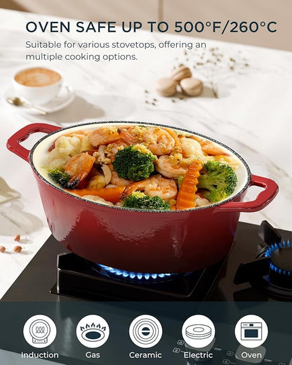 Enameled Cast Iron Dutch Oven - Image 6