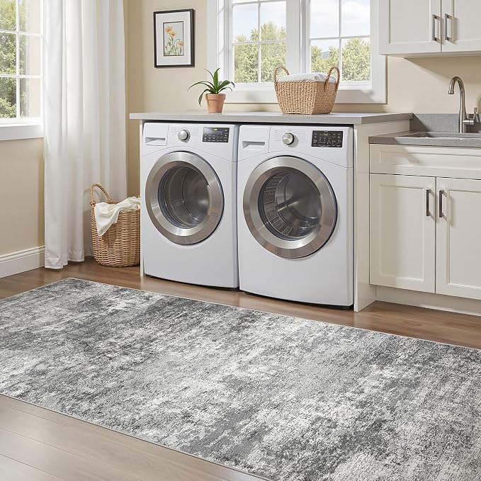 DMOYEST 3x8 Washable Runner Rug, Non Slip Low Pile Carpet Runner - Image 6