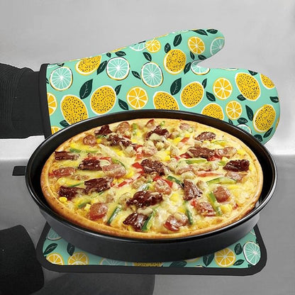 Lemon Pot Holders and Oven Mitts - Image 7