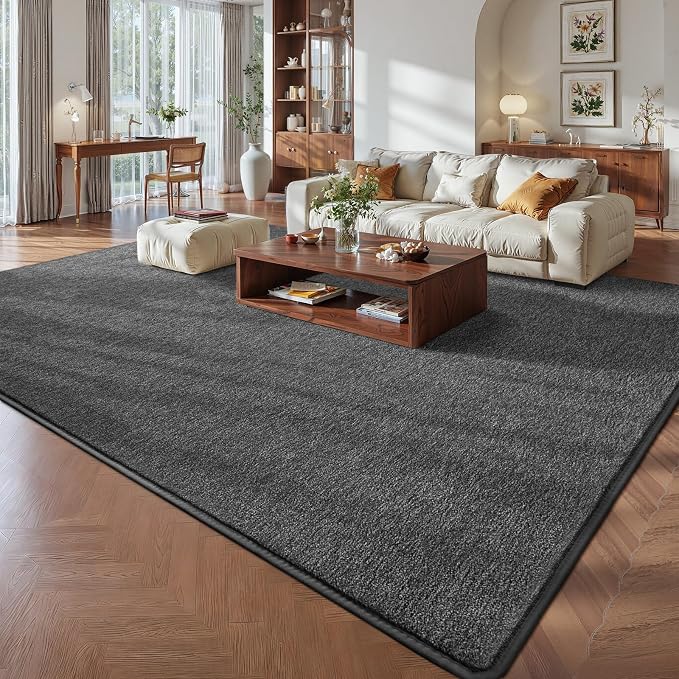 Pettop 5x7 Black Grey Area Rugs - Image 2