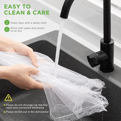 HBlife 3 Pack Pop-Up Mesh Food Cover Tent - Image 7
