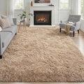 6x9 Area Rugs for Living Room Bedroom: Ultra Soft Fluffy Shag Rug Upgrade by Luxturiy