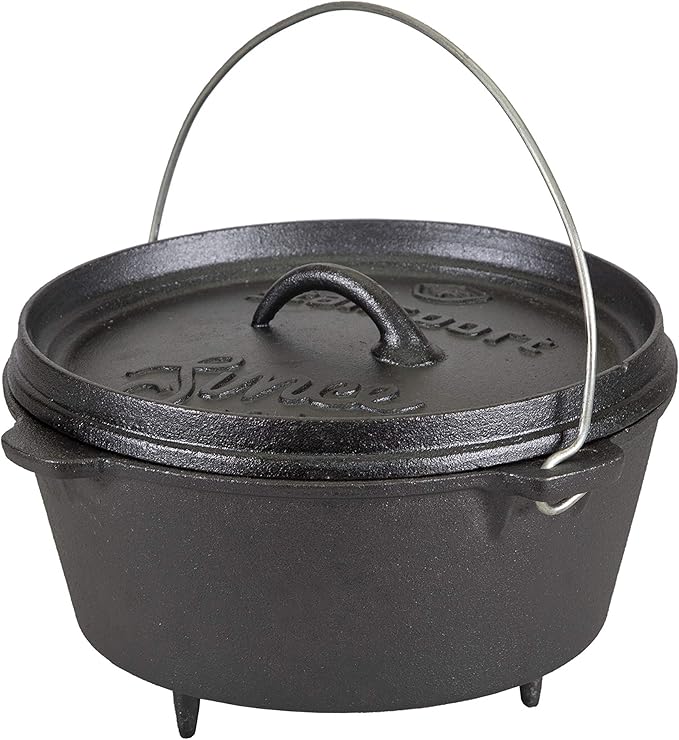 Stansport Pre-Seasoned Cast Iron Dutch Oven by Stansport
