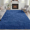 6x9 Area Rugs for Living Room Bedroom: Ultra Soft Fluffy Shag Rug Upgrade by Luxturiy