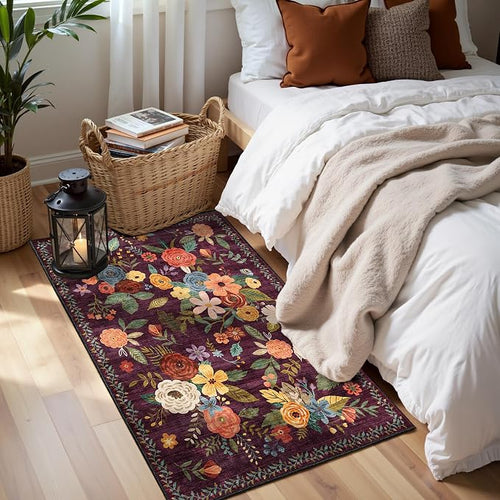2x5 Entryway Runner Rugs, Non Slip Washable Rugs - Image 2