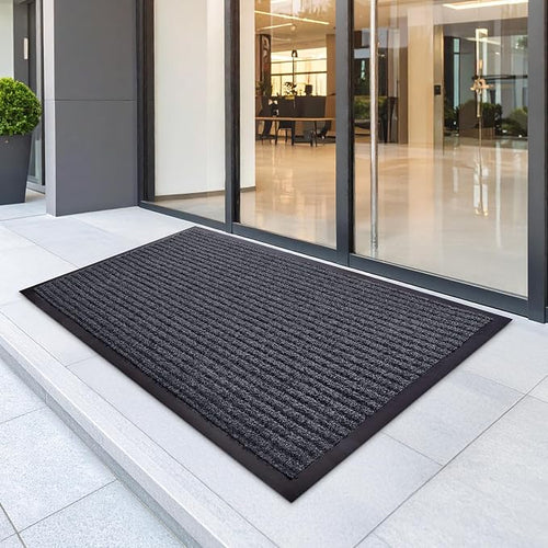 2 Pack Heavy Duty Entry Mat 2' x 3', Low Profile Door Rug - Image 2