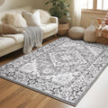 Lessymo 4 x 6 Area Rugs for Living Room- Machine Washable Area Rugs Boho Faux by Lessymo