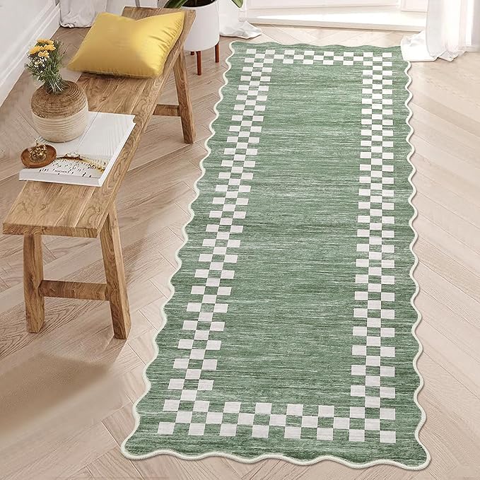 Rug Runners for Hallways 2x8 Washable Kitchen Runner Rug Non Slip Low Pile by GarveeHome