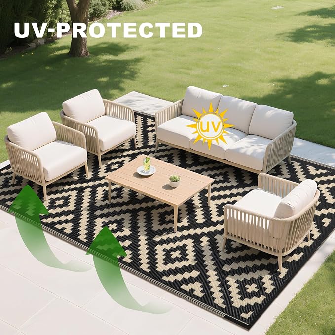 RURALITY Outdoor Rugs 8x10 Feet - Image 6