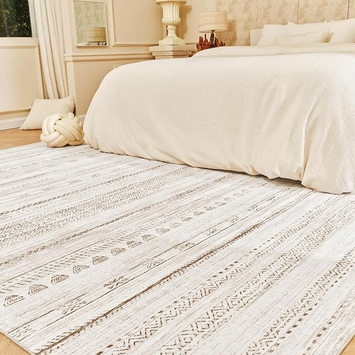 8x10 Area Rugs for Living Room Machine Washable Rug Distressed Indoor Carpet by Tchdio