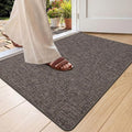 Color&Geometry Ultra Thin Indoor Door Mat 24"x36", Non Slip Rubber Backed Dirt by COLORG