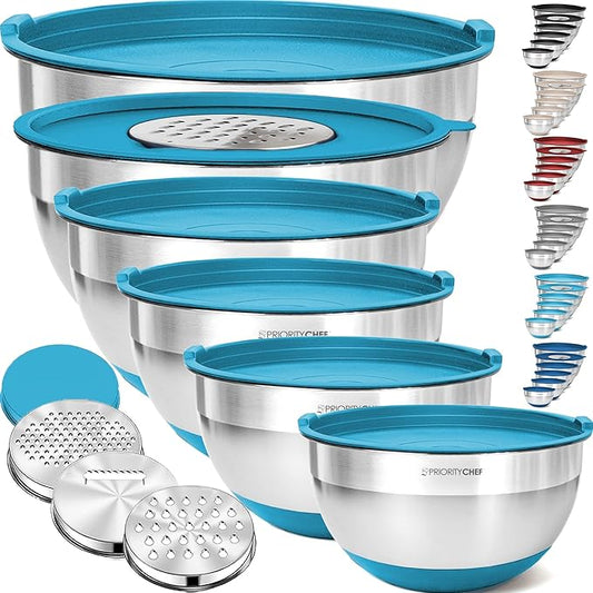 Priority Chef 6Pc Large Mixing Bowls by PriorityChef