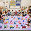 6x9 ABC Classroom Rug for Kids Playroom, Alphabet Rug by Unknown