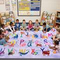 5x7 ABC Classroom Rug for Kids Playroom, Alphabet Rug by Unknown