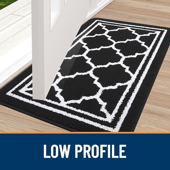 Buganda Long Indoor Door Mat, Dirt-Resistant and Absorbent Doormat, Low Profile - Image 3