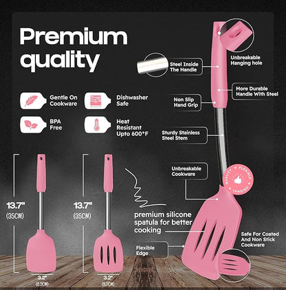 BakeRoyal Silicone Spatula Set - Image 2