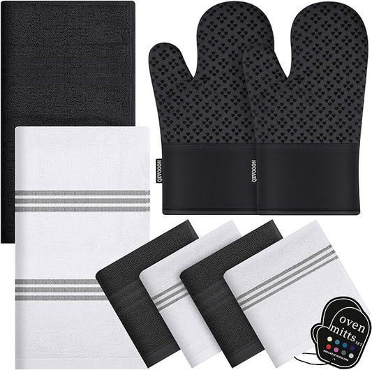 Dish Towels and Dishcloths by QEVOOON