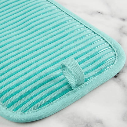 KITCHENAID Quilted Cotton Terry Cloth Oven Mitt, Pot Holder, Kitchen Towel - Image 6