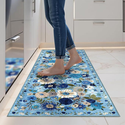 2x5 Entryway Runner Rugs, Non Slip Washable Rugs by WelcometoBabovid