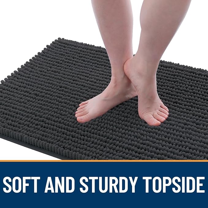 OLANLY Dog Door Mat for Muddy Paws 30x20, Ultra Absorbent Chenille Mud Doormat - Image 3