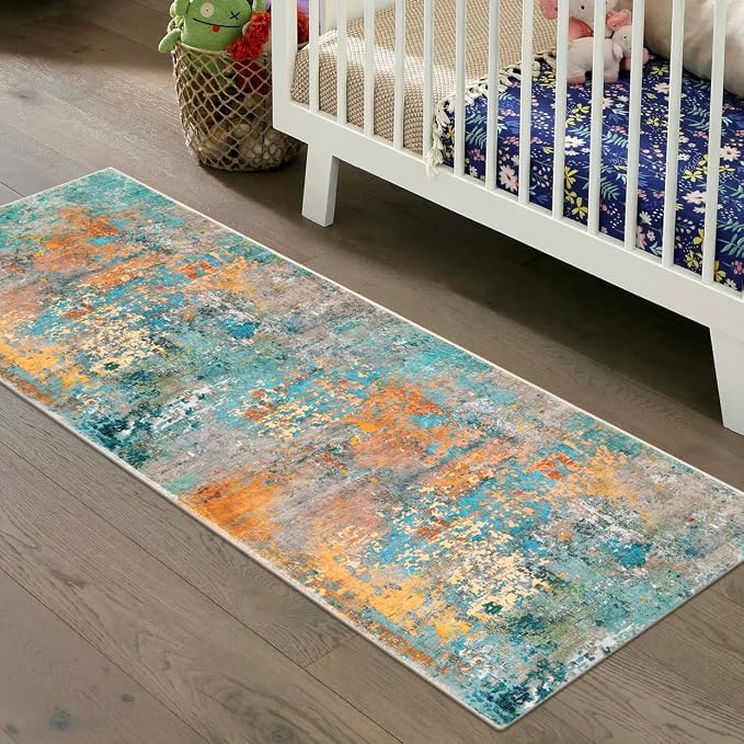 Lahome Modern Abstract Runner Rug - Image 7