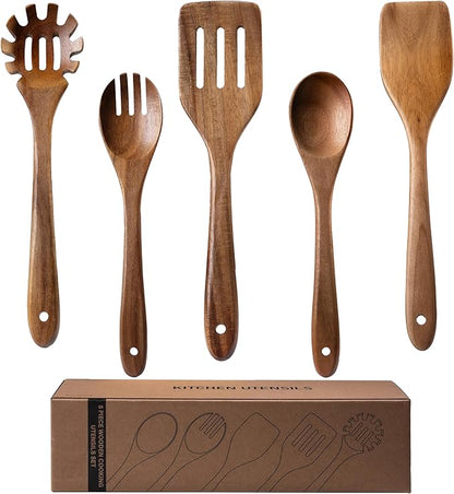 5-Piece Kitchen & Cooking Utensils Set by LEHAHA