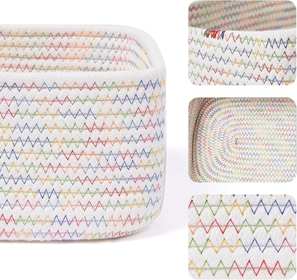 MiniArk Small Storage Baskets for Organizing | Closet Organizer Bins | Shelf - Image 2
