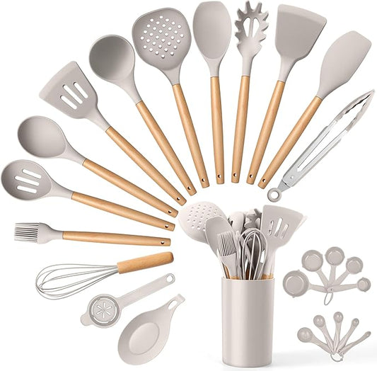 E-far Silicone Kitchen Utensils Set by E-far