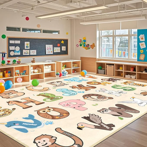 ABC Kids Rugs for Playroom by FTBNIQWRHN