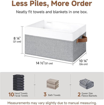 StorageWorks Fabric Shelf Baskets, Closet Organizers and Storage Basket - Image 3