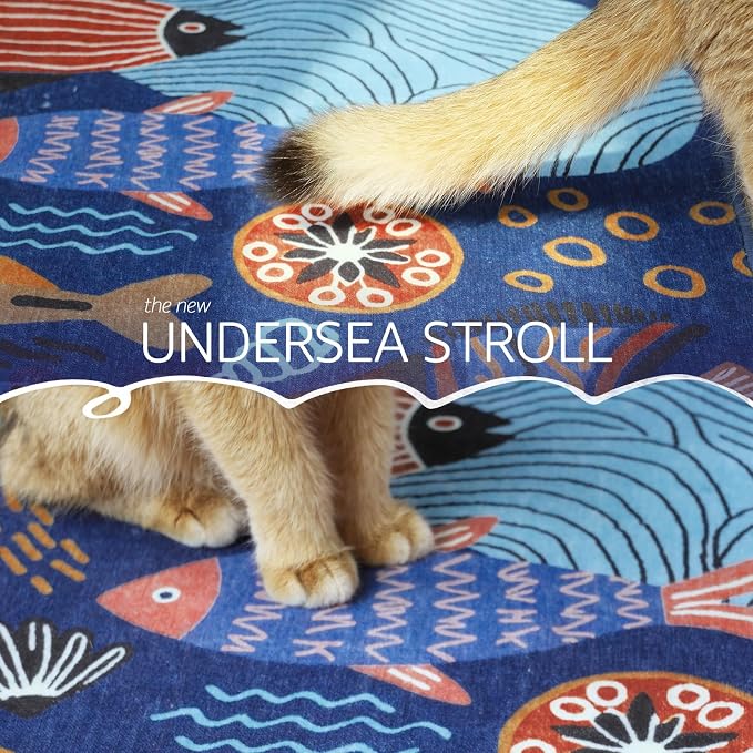 jinchan 2x3 Coastal Area Rug Kids Washable Fun Rug Colorful Ocean Fish Small - Image 4