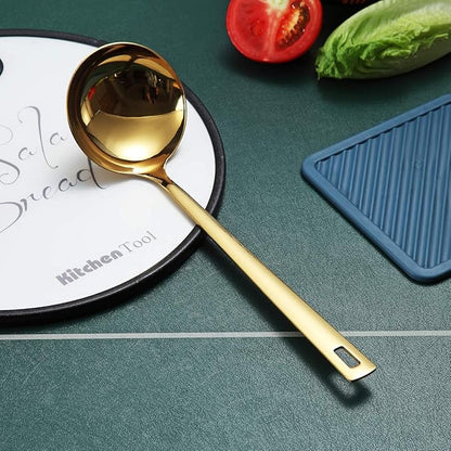 Gold Ladle, Berglander Stainless Steel Kitchen Ladle - Image 3
