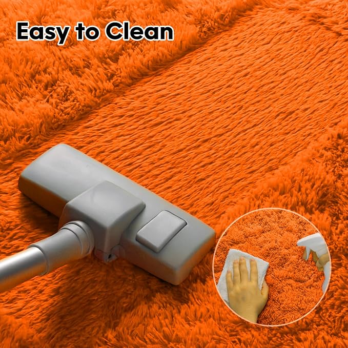 5x7 Plush Fluffy Area Rugs, Large Soft Carpet, Upgraded Non-Slip Rectangular Rug - Image 7
