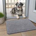 Smiry Dog Door Mat for Muddy Paws 24x16, Absorbent Dirt Trapper, Non-Slip by Smiry