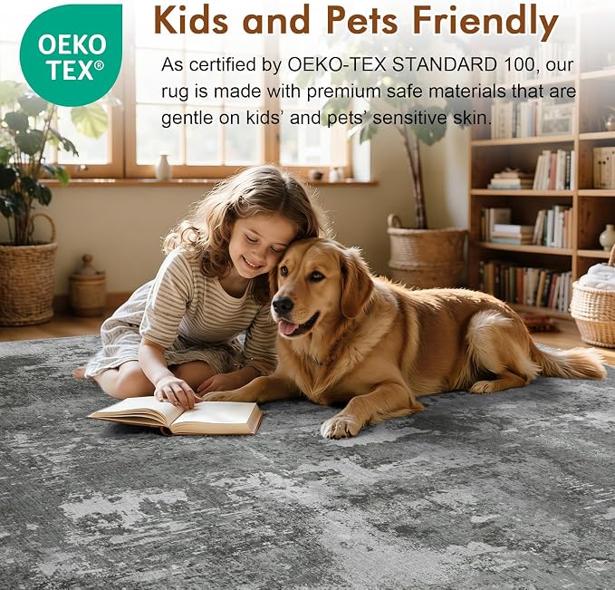 9x12 Ft Extra Large Washable Area Rugs - Image 5