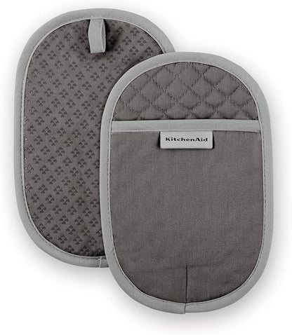 KitchenAid Asteroid Pot Holder 2-Pack Set, Charcoal Grey by KitchenAid
