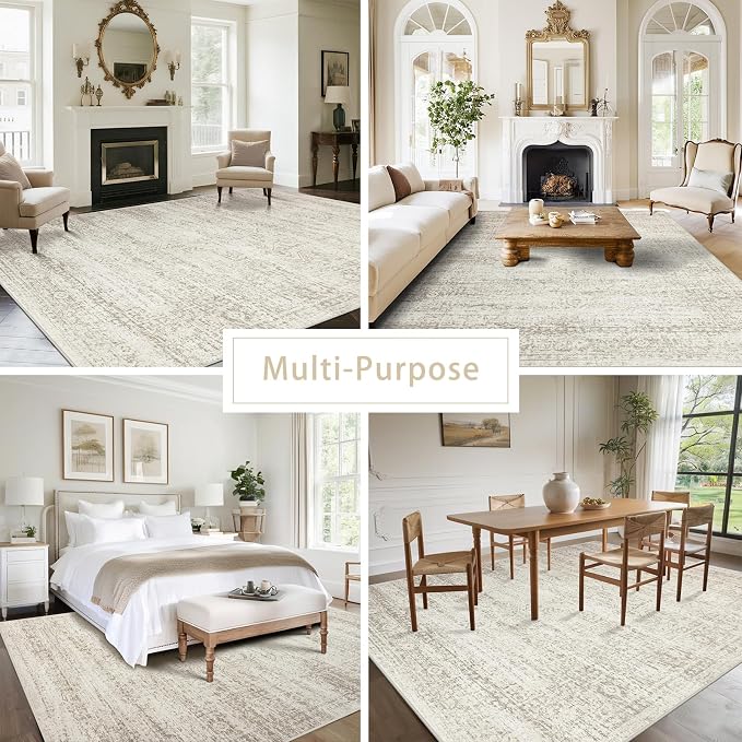 Srugn Washable Rugs 8x10 Area Rugs - Image 5