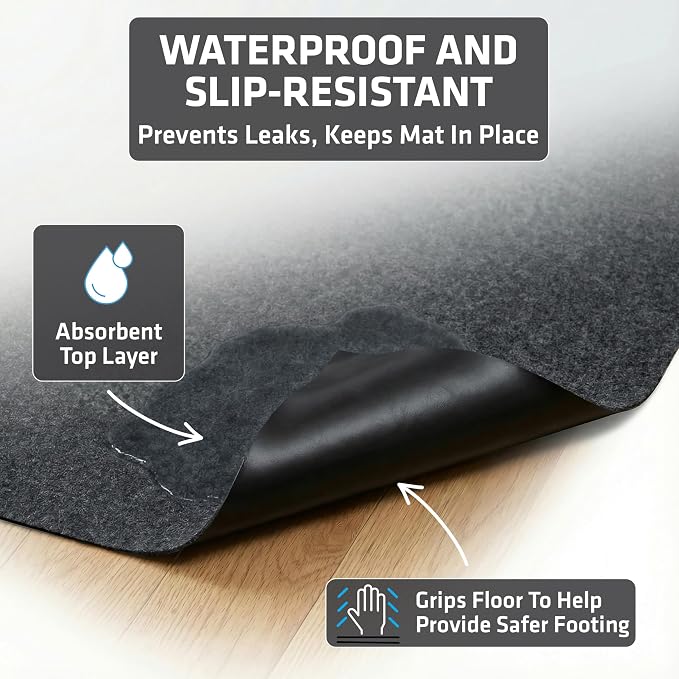 Drymate Jumbo Dog Playpen Mat, Super Absorbent, Waterproof, Slip-Resistant - Image 3