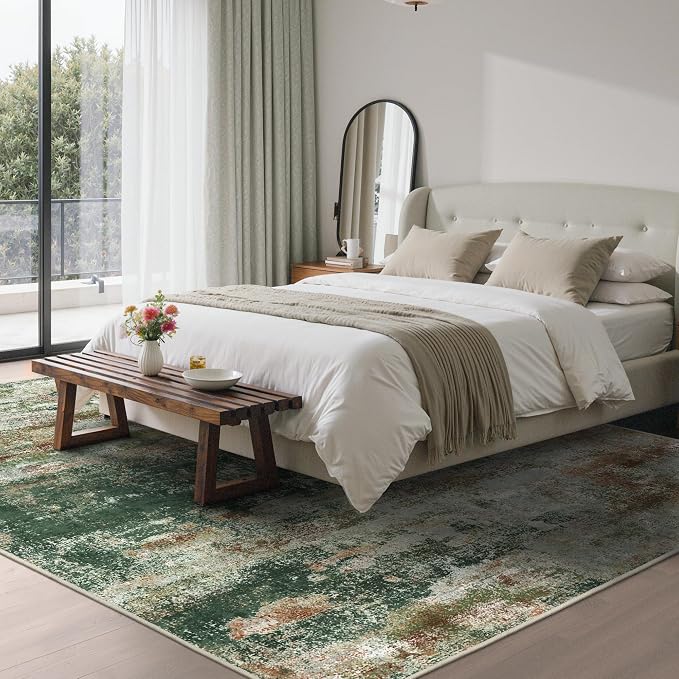 BEIMO Area Rugs 3x5 for Living Room Bedroom, Modern Abstract Machine Washable - Image 3