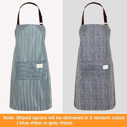 SATINIOR 3 Pieces Waterproof Bib Apron - Image 5