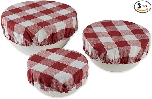 DII Reusable Cloth Bowl Cover Collection Machine Washable, Cotton by DII