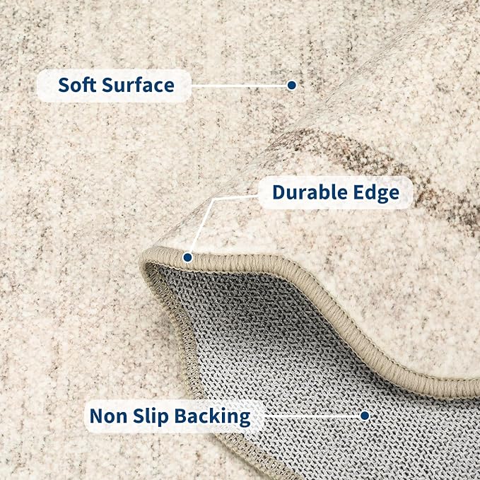 GarveeHome Scalloped Washable Rug, 2x3 Kitchen Rugs - Image 5