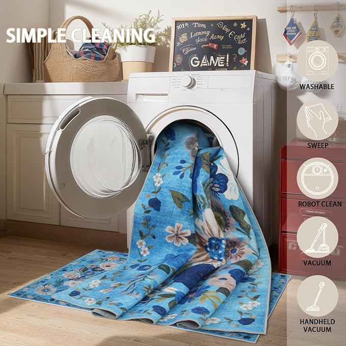 Rug for Hallways Kitchen Rug 2x6, Non Slip Washable Rugs - Image 8