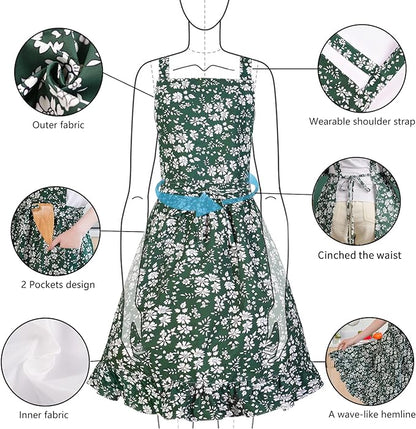Pinknoke Vintage Pinafore Apron Dress - Image 4