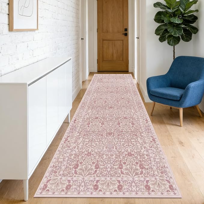 Washable 2'6" x 10' Runners for Hallways, Non Slip Long Floor Runner for Kitchen - Image 2