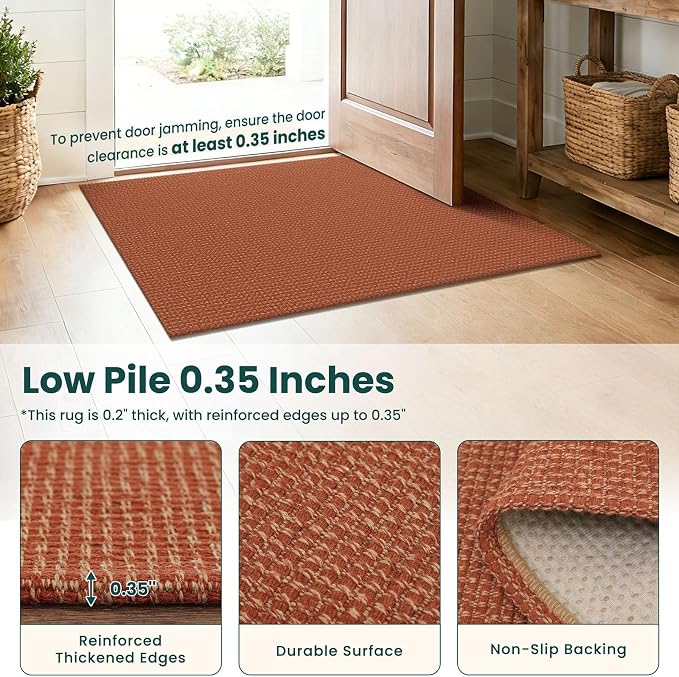 KOZYFLY Orange 3x18 Runners Rugs - Image 4